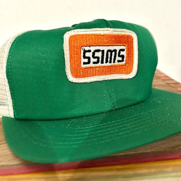 Vintage Sims Oil Co. Trucker patch Products U.S.A. Cap - Picture 8 of 8